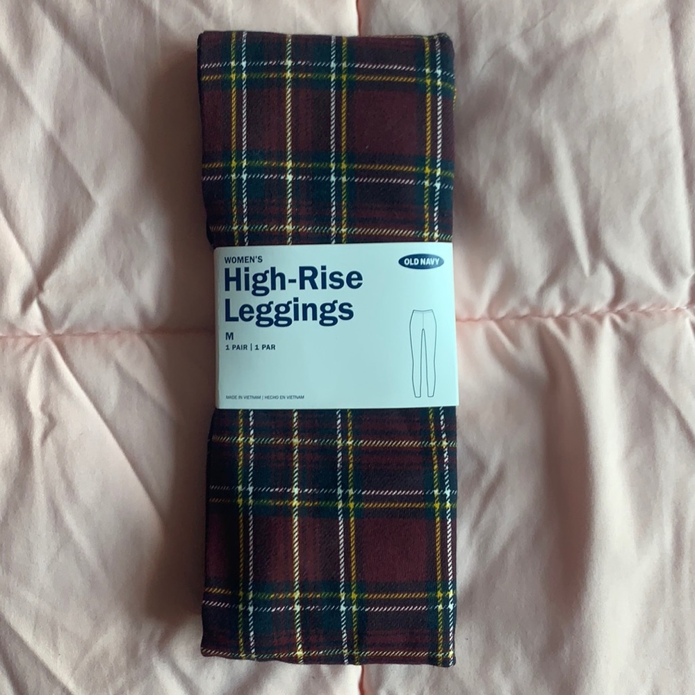 Women’s High rise plaid leggings
